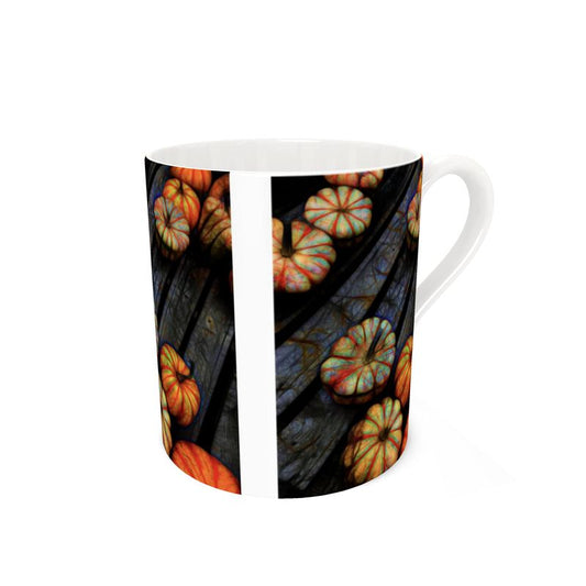 Fall Colorful gourds Bone China Mug