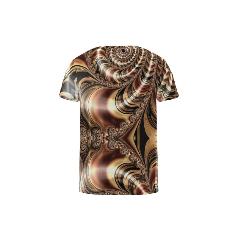 Chocolate Fractal Swirl T-shirt