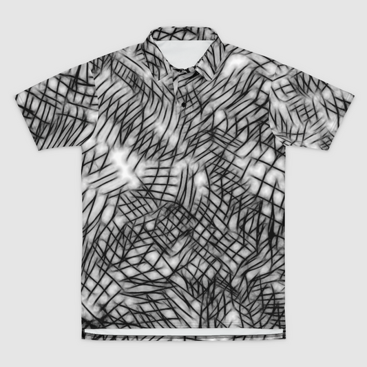 Pen Crosshatch Mens Polo Shirt