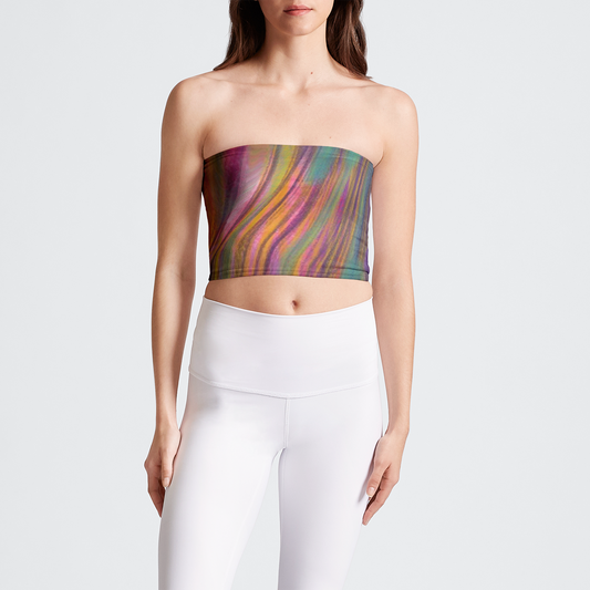Colorful Sketch Tube Top
