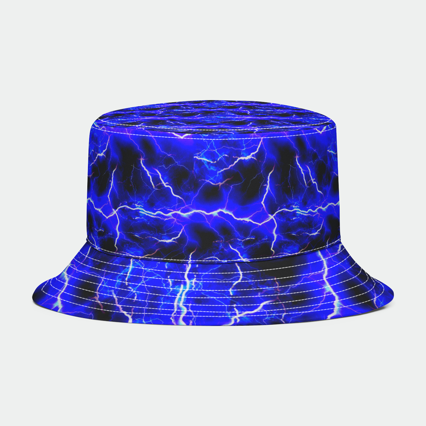 Blue Lightning Bucket Hat