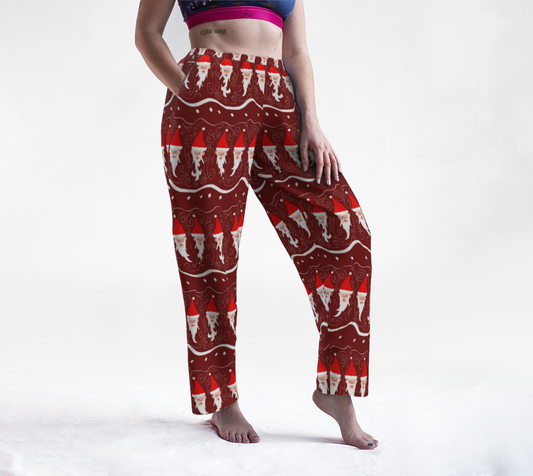 Bearded Santa Pattern Lounge Pants