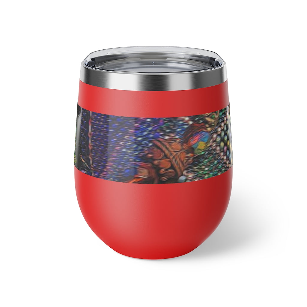 Beaded Jewelry Copper Vacuum Insulated Cup, 12oz