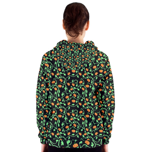 Pumpkin Vines Women's Zipper Hoodie