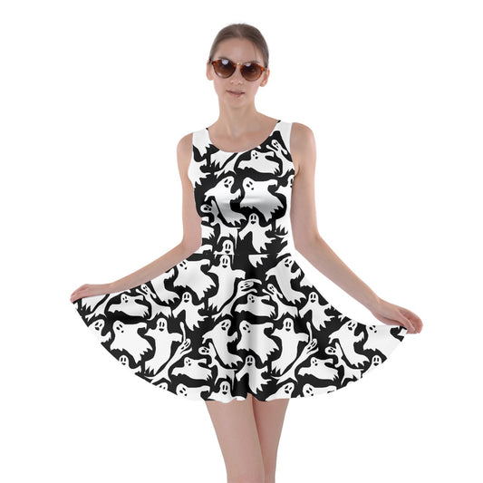 Ghosts Skater Dress