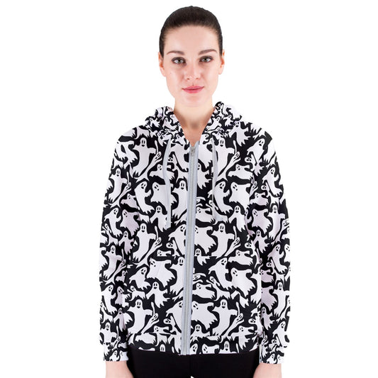 Ghosts Women's Zipper Hoodie