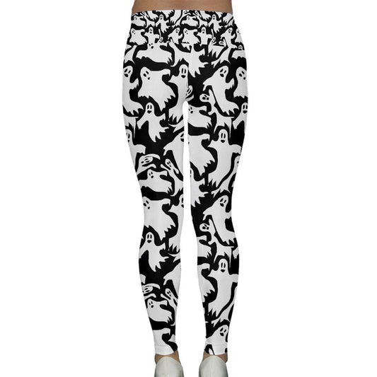 Ghosts Lightweight Velour Classic Yoga Leggings