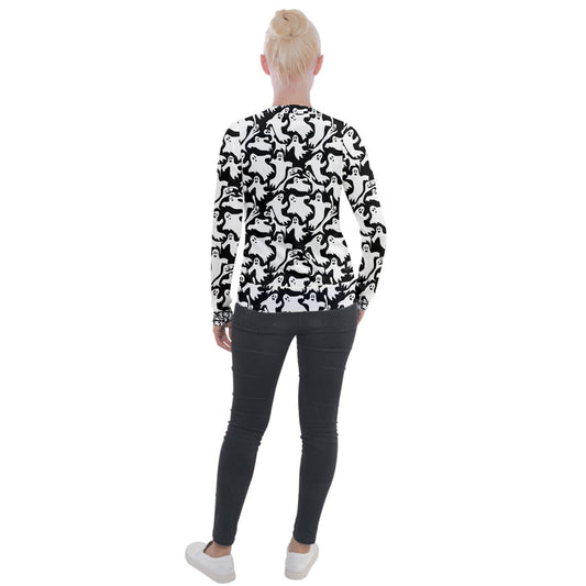 Ghosts Velvet Zip Up Jacket