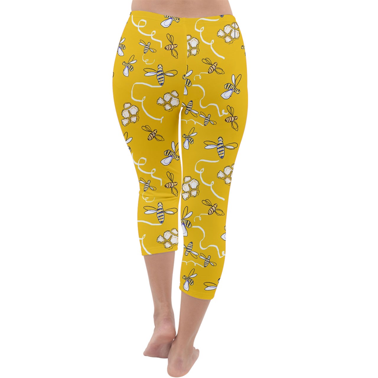 Honeybees Capri Winter Leggings