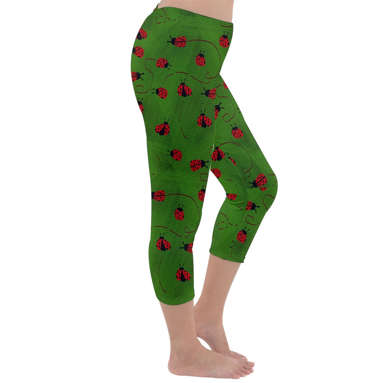 Ladybugs  Capri Winter Leggings