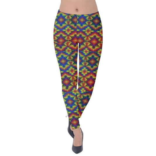 Carnival Kaleidoscope Velvet Leggings