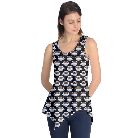 Coffee Sleeveless Tunic