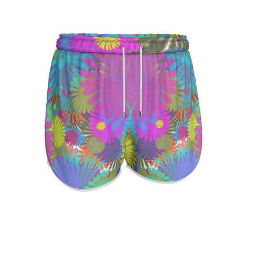 Daisy Festival Womens Running SHorts