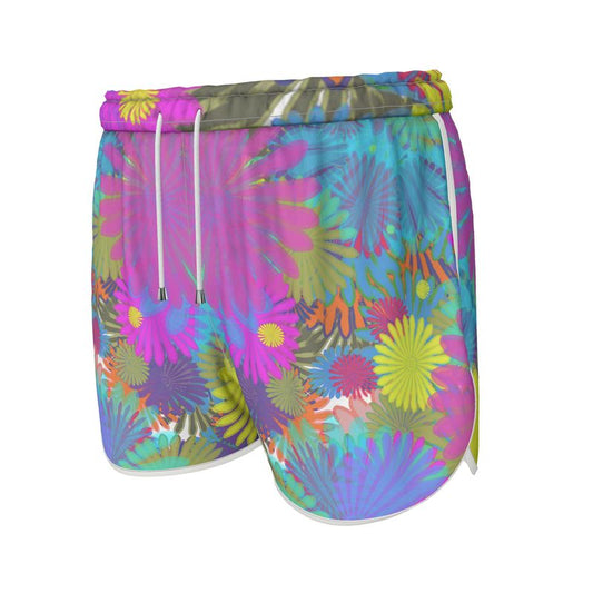 Daisy Festival Womens Running SHorts