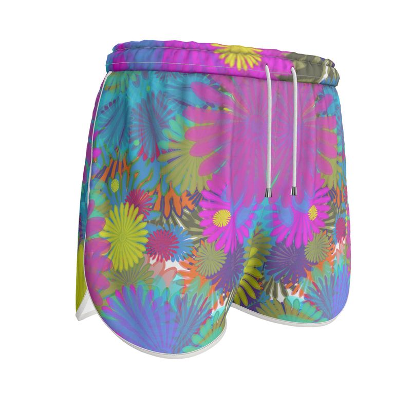 Daisy Festival Womens Running SHorts
