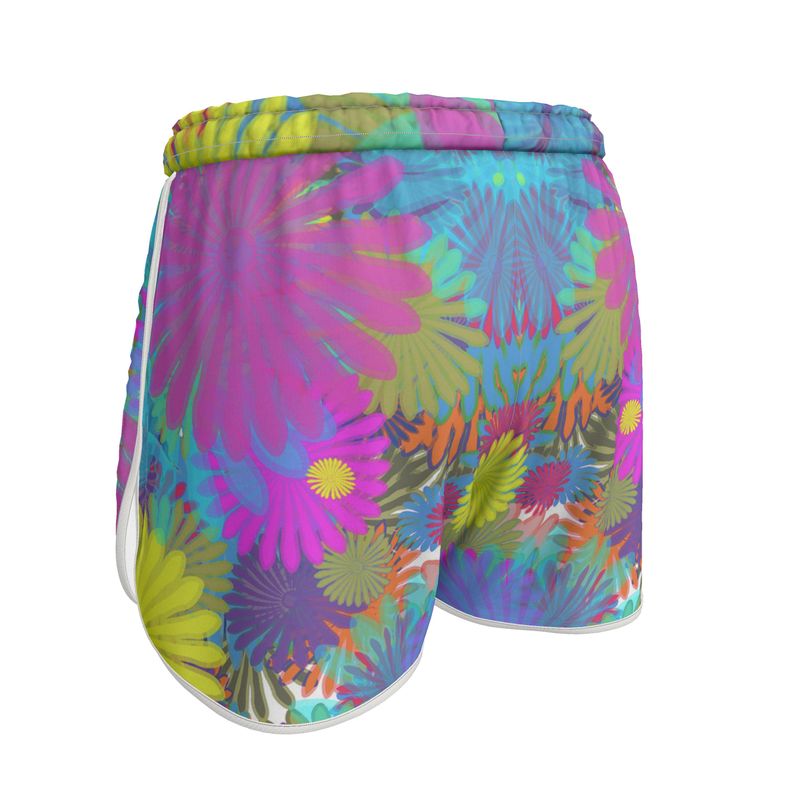 Daisy Festival Womens Running SHorts