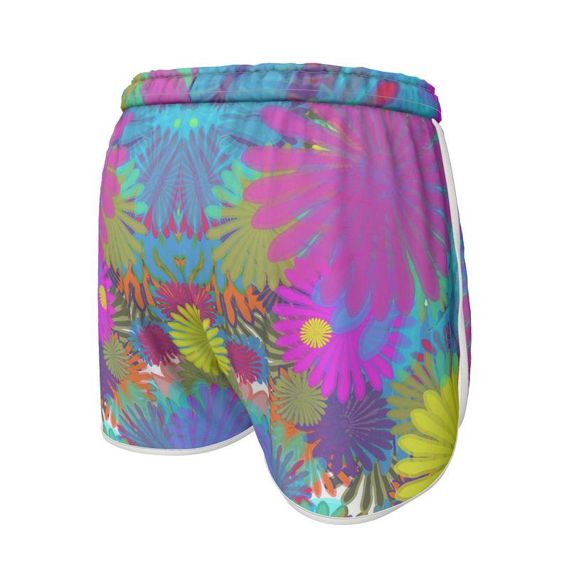 Daisy Festival Womens Running SHorts