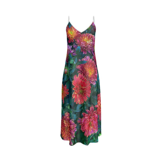 Warm Fall Mums Slip Dress