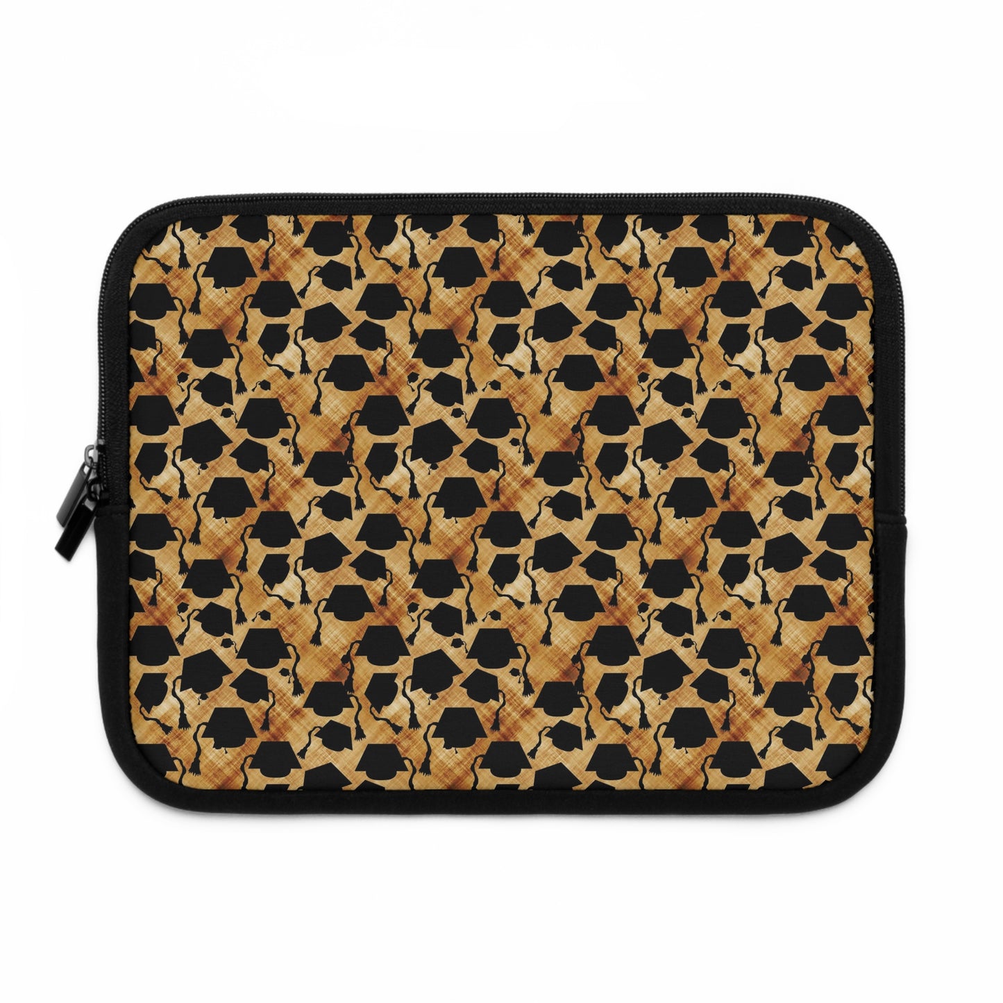 Graduation Hats Pattern Laptop Sleeve