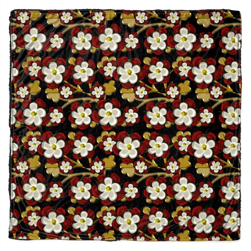 Tudor Roses Throw