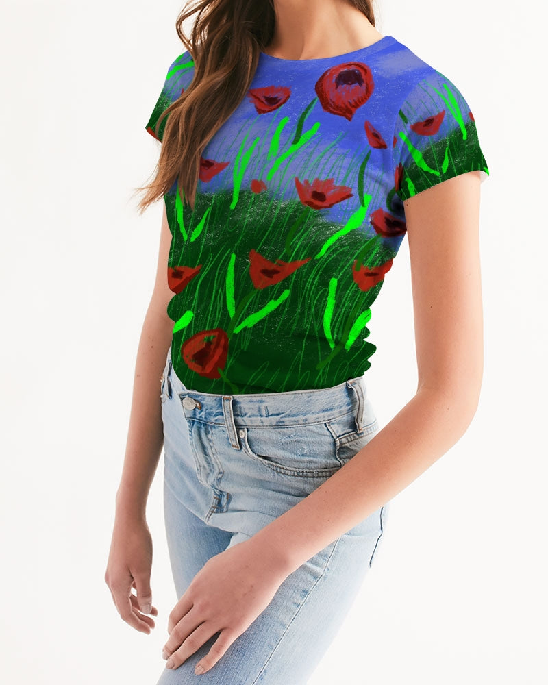 Field Of Poppies Women's Tee