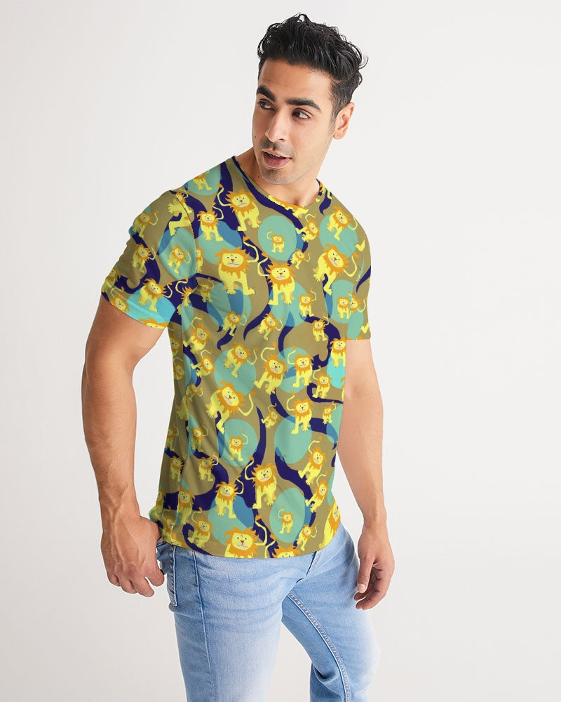 Lion Pattern Men's Tee