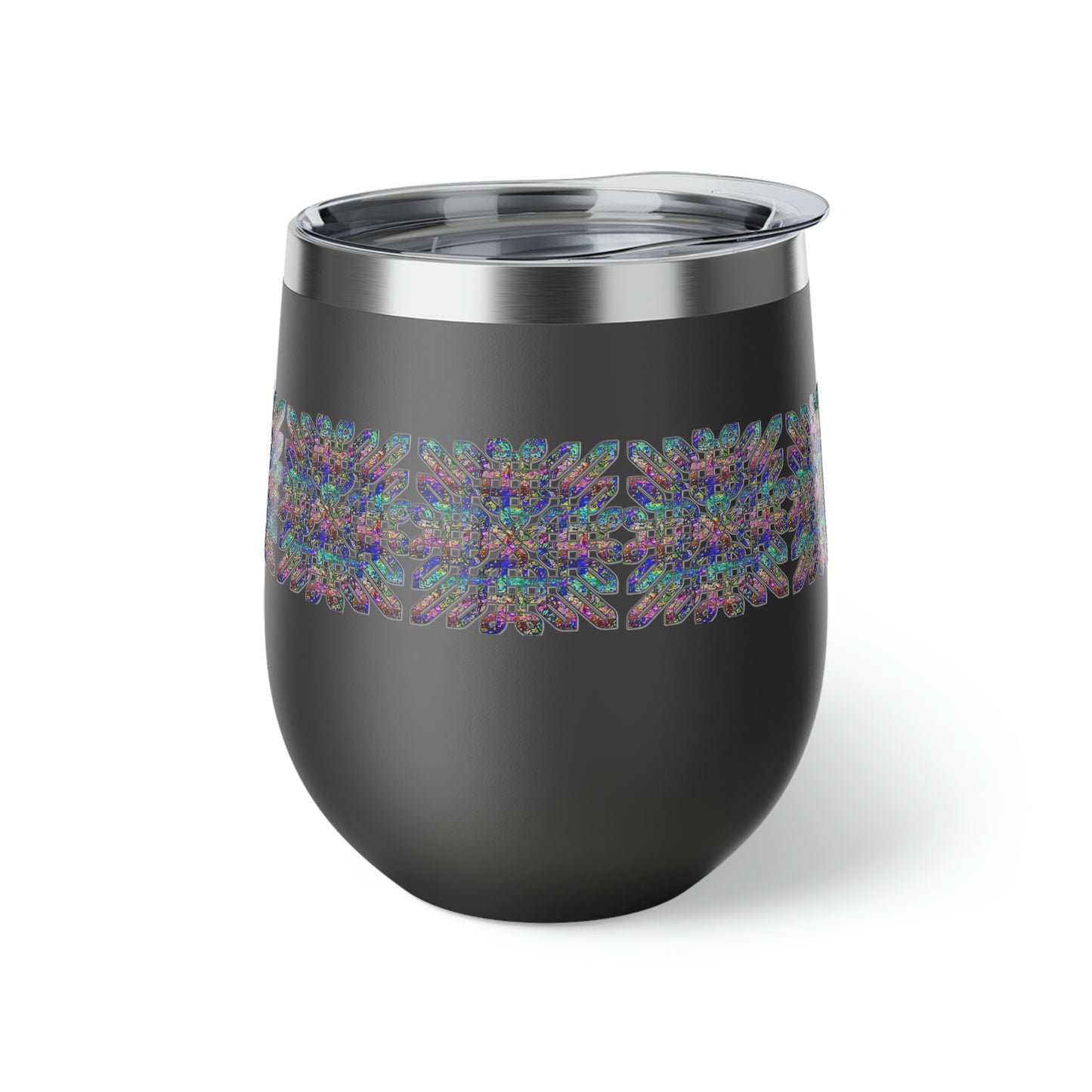 Dichroic Celtic Knot Copper Vacuum Insulated Cup, 12oz