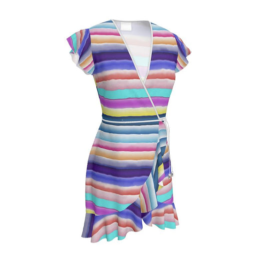 Cotton Candy Stripes Tea Dress