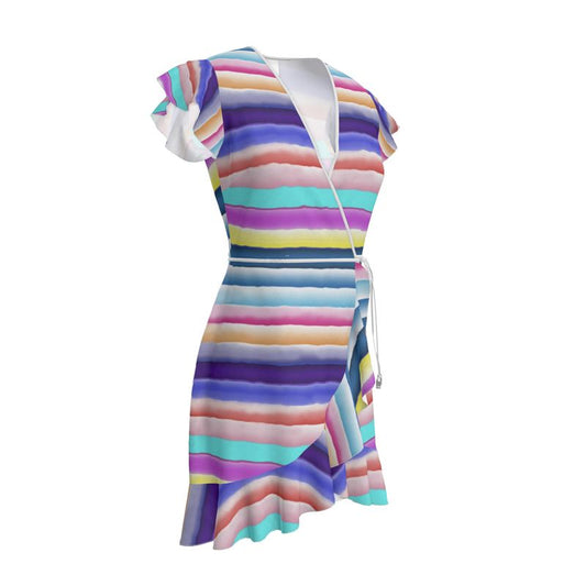 Cotton Candy Stripes Tea Dress