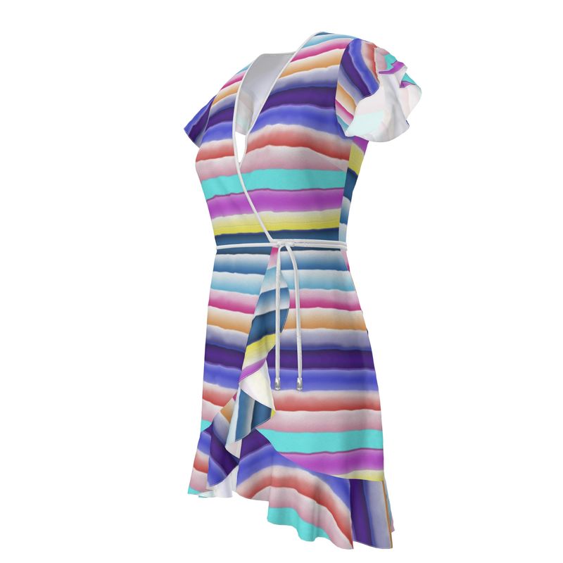Cotton Candy Stripes Tea Dress