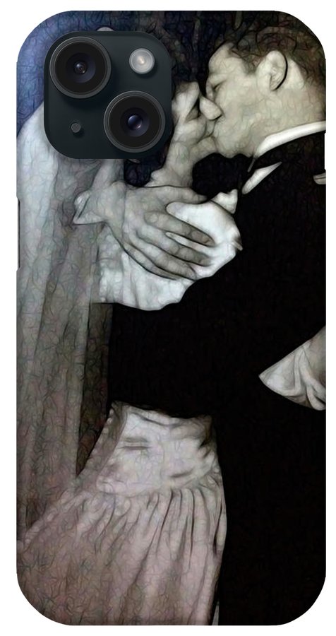1940s Wedding Kiss - Phone Case
