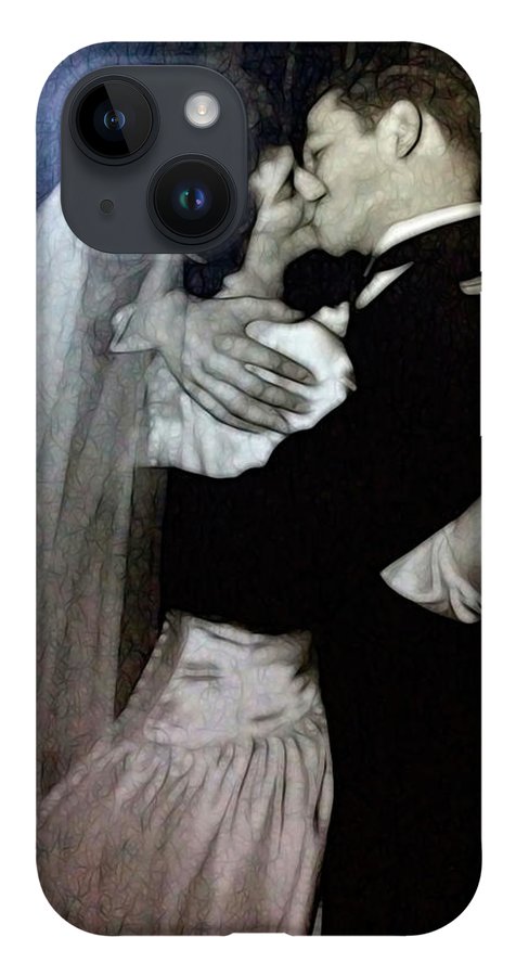 1940s Wedding Kiss - Phone Case