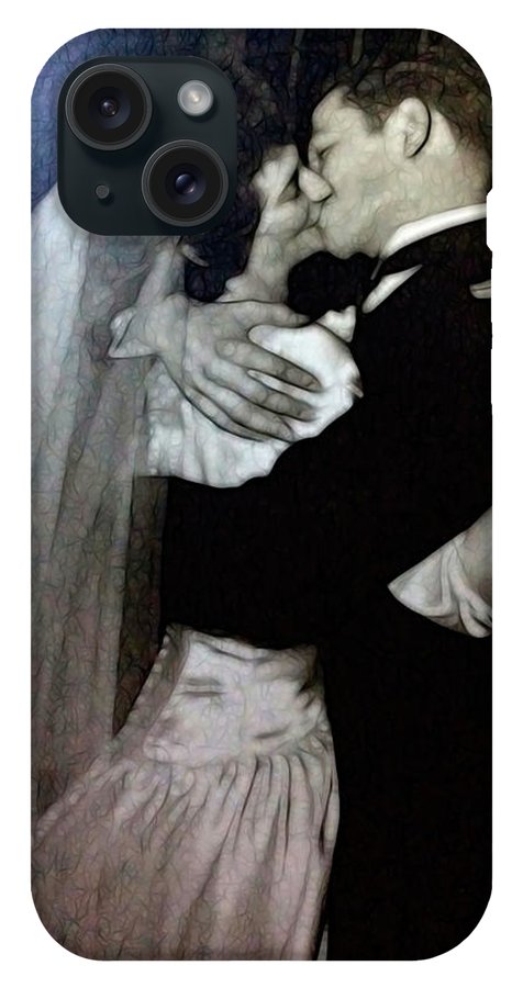 1940s Wedding Kiss - Phone Case