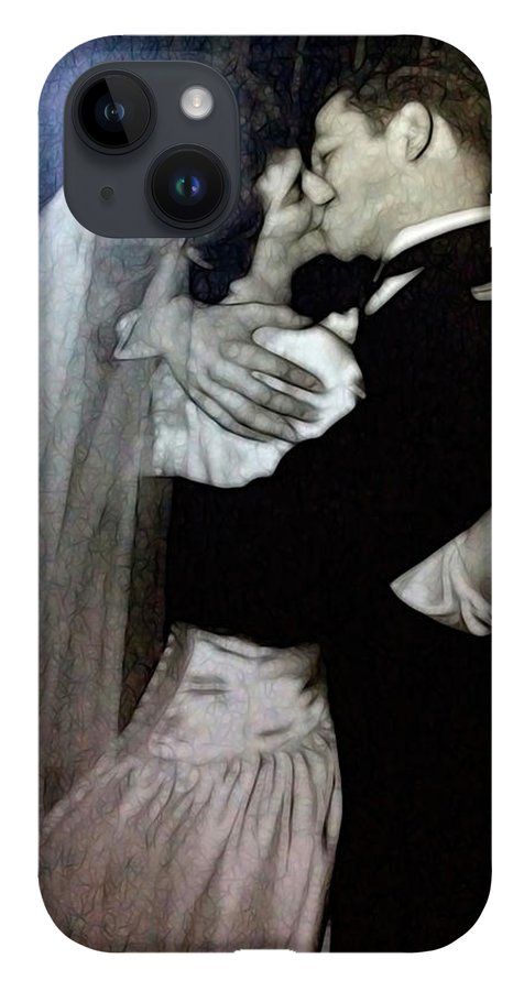 1940s Wedding Kiss - Phone Case