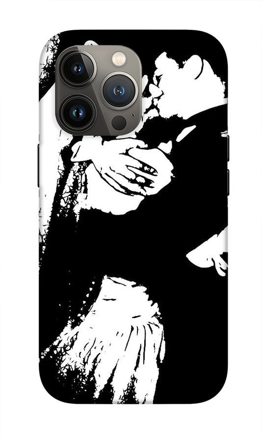 1940s Wedding Kiss Two Tone - Phone Case