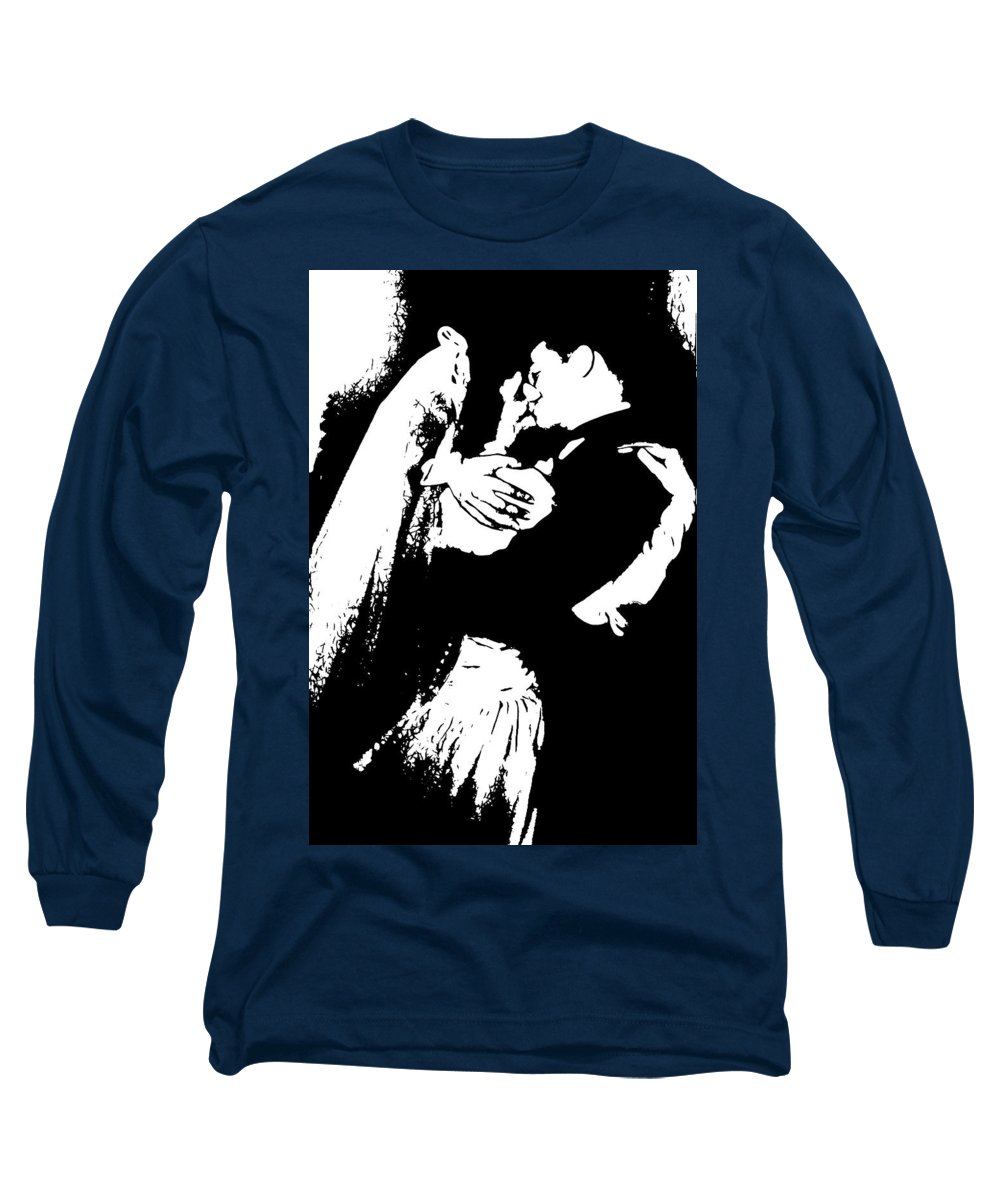 1940s Wedding Kiss Two Tone - Long Sleeve T-Shirt