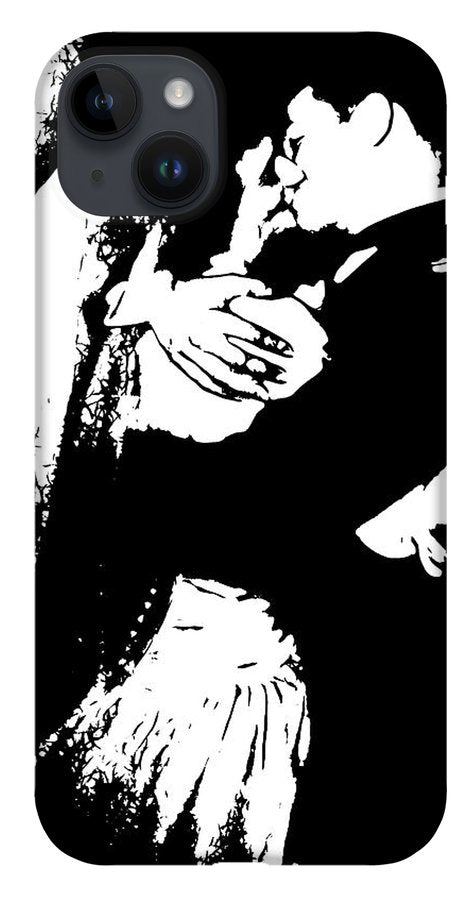 1940s Wedding Kiss Two Tone - Phone Case