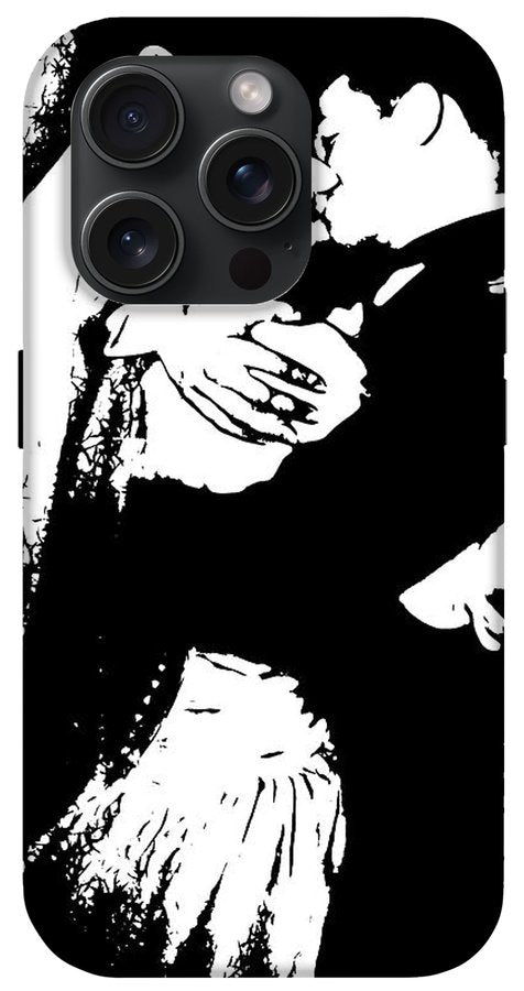 1940s Wedding Kiss Two Tone - Phone Case