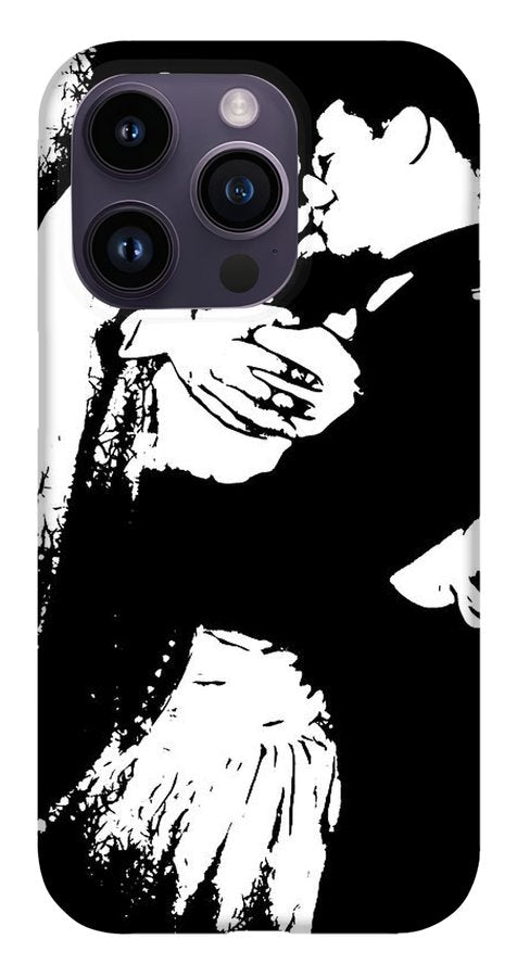 1940s Wedding Kiss Two Tone - Phone Case