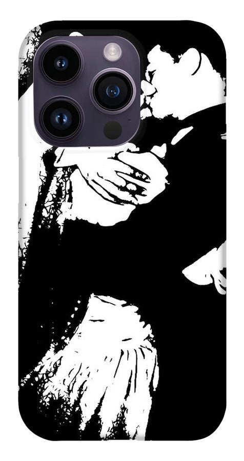 1940s Wedding Kiss Two Tone - Phone Case