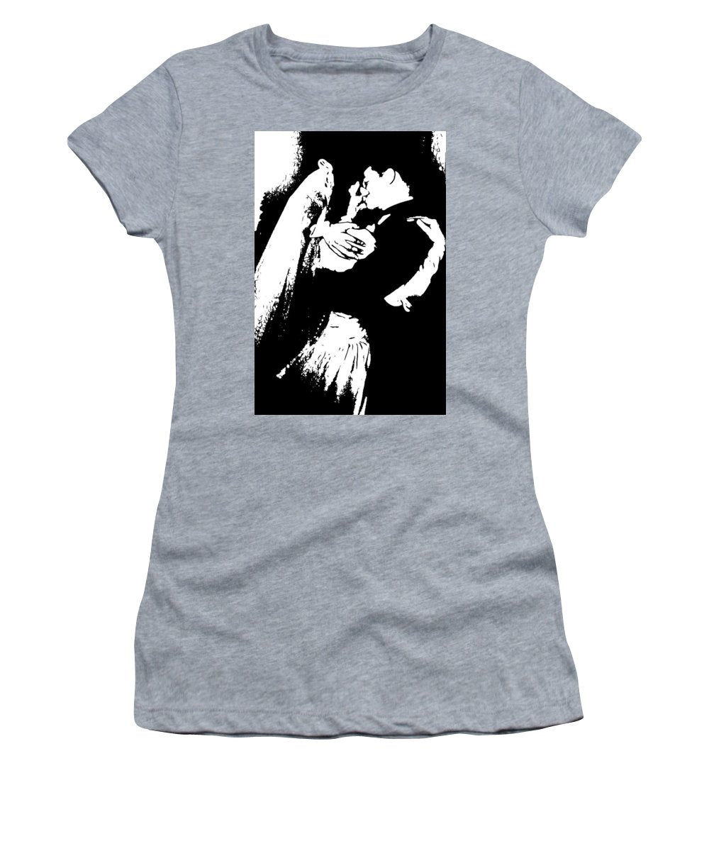 1940s Wedding Kiss Two Tone - Women's T-Shirt