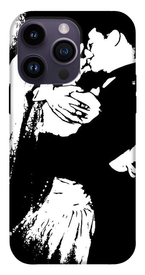 1940s Wedding Kiss Two Tone - Phone Case