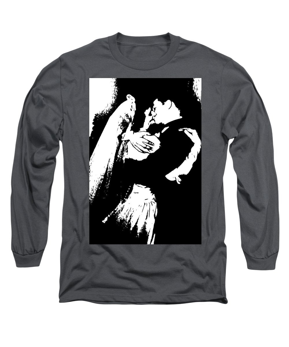 1940s Wedding Kiss Two Tone - Long Sleeve T-Shirt