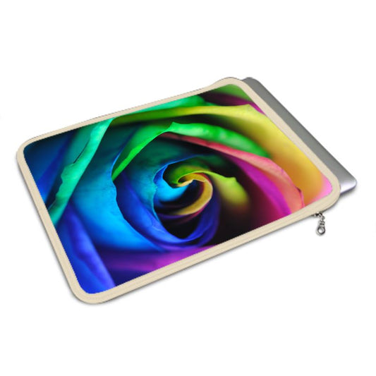 Rainbow Rose 17 Macbook Air Cover