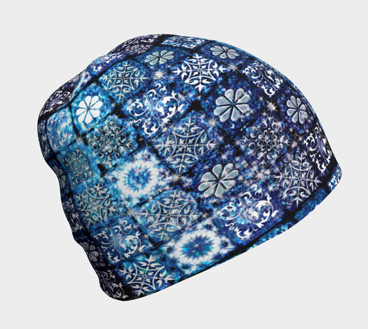 Blue Ice Crystals Hat