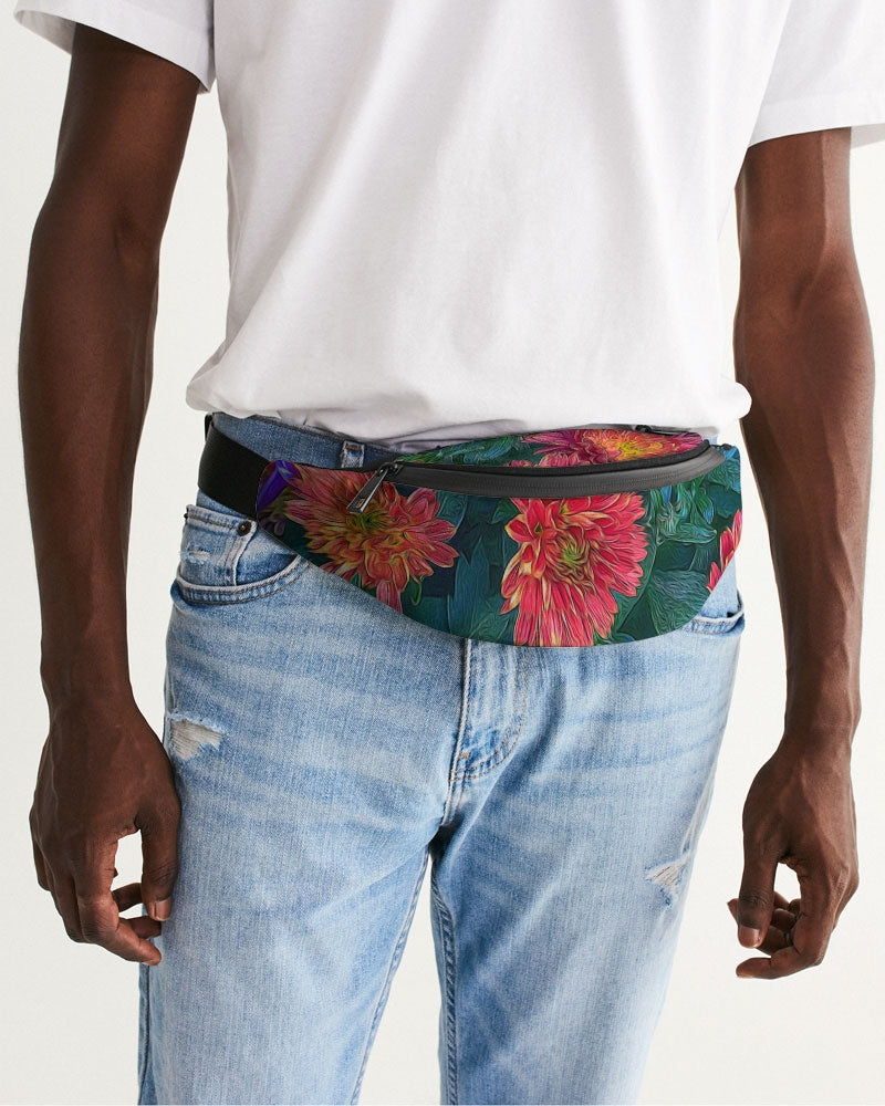 Warm Fall Mums Crossbody Sling Bag