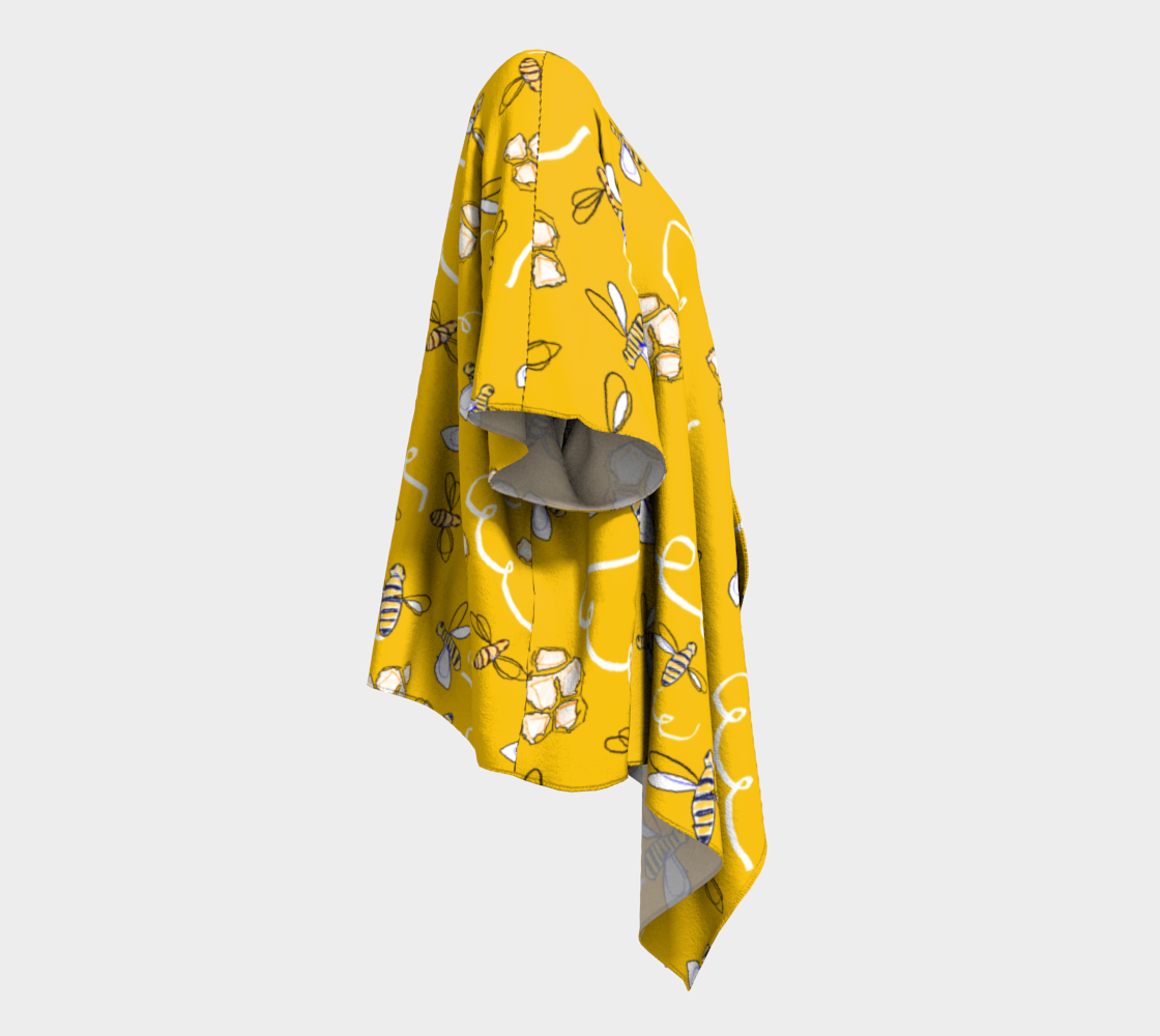 Honey Bees Draped Kimono