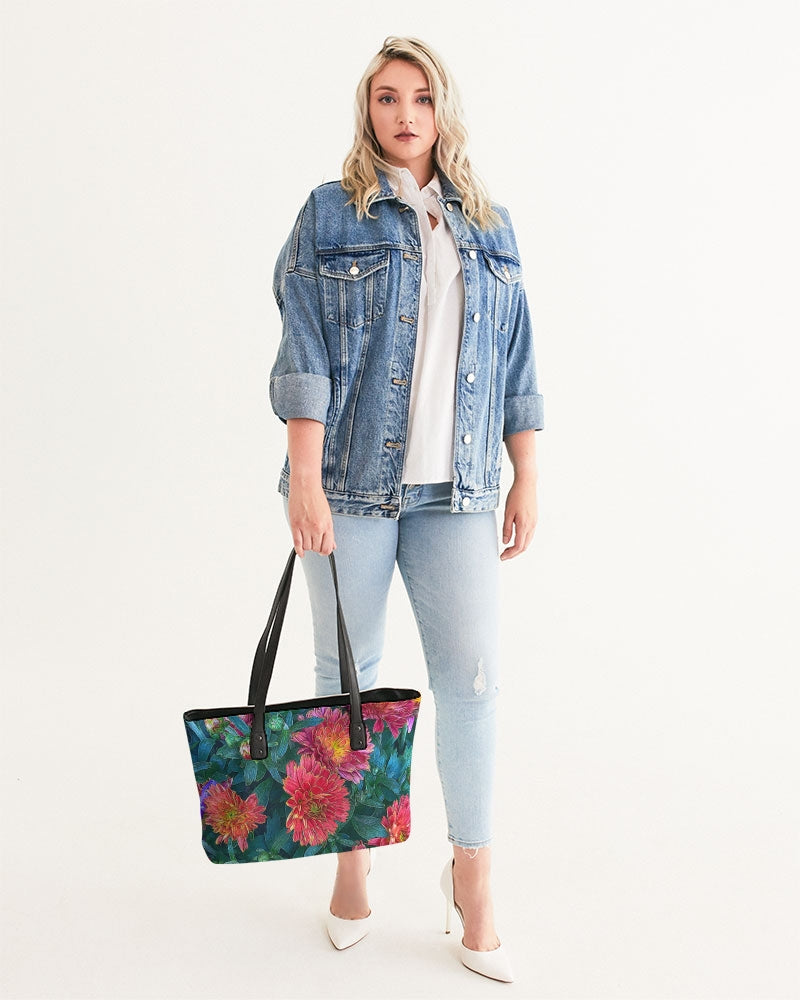 Warm Fall Mums Stylish Tote