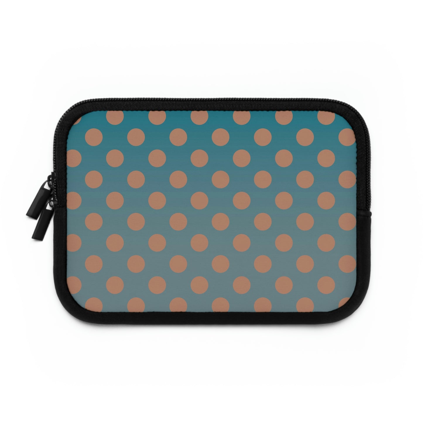 Denim and Brown Polkadots Laptop Sleeve