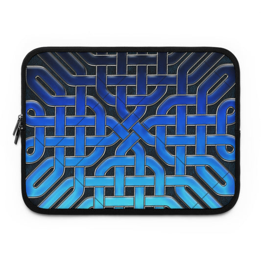 Blue Celtic Glass Laptop Sleeve